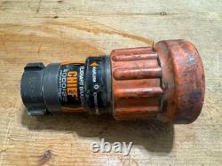 Elkhart Brass Chief Fire Fighting Hose Nozzle 4000-22 Straight Stream/Fog (O)