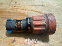 Elkhart Brass Chief Fire Fighting Hose Nozzle 4000-22 Straight Stream/Fog (P)