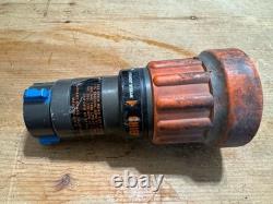 Elkhart Brass Chief Fire Fighting Hose Nozzle 4000-22 Straight Stream/Fog (P) Elkhart Brass Chief Fire Fighting Hose Nozzle 4000-22 Straight Stream/Fog (P)