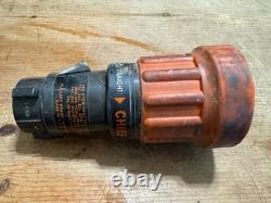 Elkhart Brass Chief Fire Fighting Hose Nozzle 4000-22 Straight Stream/Fog (Q)