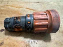 Elkhart Brass Chief Fire Fighting Hose Nozzle 4000-22 Straight Stream/Fog (Q)