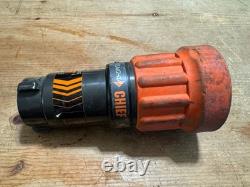 Elkhart Brass Chief Fire Fighting Hose Nozzle 4000-22 Straight Stream/Fog (R)