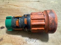Elkhart Brass Chief Fire Fighting Hose Nozzle 4000-22 Straight Stream/Fog (S)