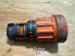 Elkhart Brass Chief Fire Fighting Hose Nozzle 4000-22 Straight Stream/Fog (T)