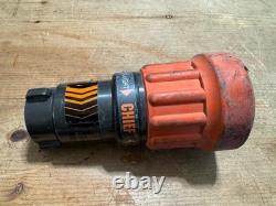 Elkhart Brass Chief Fire Fighting Hose Nozzle 4000-22 Straight Stream/Fog (U)