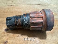 Elkhart Brass Chief Fire Fighting Hose Nozzle 4000-22 Straight Stream/Fog (W)