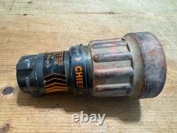 Elkhart Brass Chief Fire Fighting Hose Nozzle 4000-22 Straight Stream/Fog (W)