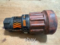 Elkhart Brass Chief Fire Fighting Hose Nozzle 4000-22 Straight Stream/Fog (X)