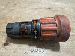 Elkhart Brass Chief Fire Fighting Hose Nozzle 4000-22 Straight Stream/Fog (c)