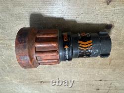 Elkhart Brass Chief Fire Fighting Hose Nozzle 4000-22 Straight Stream/Fog (c)