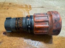 Elkhart Brass Chief Fire Fighting Hose Nozzle 4000-22 Straight Stream/Fog (d)