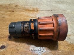 Elkhart Brass Chief Fire Fighting Hose Nozzle 4000-22 Straight Stream/Fog (e)