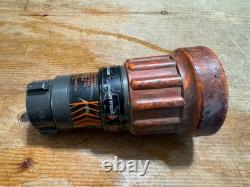 Elkhart Brass Chief Fire Fighting Hose Nozzle 4000-22 Straight Stream/Fog (g)