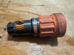 Elkhart Brass Chief Fire Fighting Hose Nozzle 4000-22 Straight Stream/Fog (h)