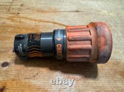 Elkhart Brass Chief Fire Fighting Hose Nozzle 4000-22 Straight Stream/Fog (h)
