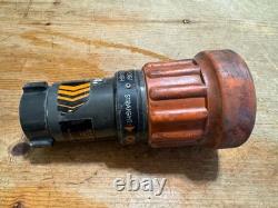 Elkhart Brass Chief Fire Fighting Hose Nozzle 4000-22 Straight Stream/Fog (i)