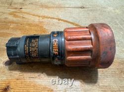 Elkhart Brass Chief Fire Fighting Hose Nozzle 4000-22 Straight Stream/Fog (i) Elkhart Brass Chief Fire Fighting Hose Nozzle 4000-22 Straight Stream/Fog (i)