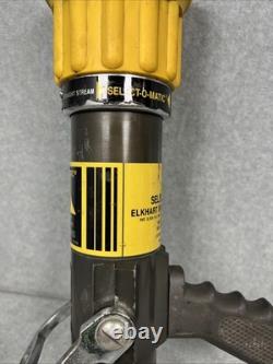 Elkhart Brass DSM-30F Select-O-Matic Pistol Grip 1964 Fire Hose Nozzle 3 NH 1