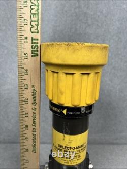 Elkhart Brass DSM-30F Select-O-Matic Pistol Grip 1964 Fire Hose Nozzle 3 NH 1