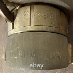 Elkhart Brass Fire Hose Nozzle CSW-LB Adjustable Flow 350-1250 GPM