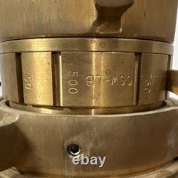 Elkhart Brass Fire Hose Nozzle CSW-LB Adjustable Flow 350-1250 GPM