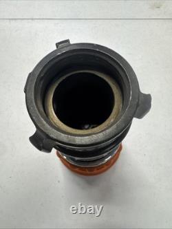 Elkhart Brass Fire Hose Nozzle Chief NH Thread 1 1/2 Fireman Firefighters