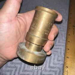 Elkhart Brass Fire Nozzle Portable Spray Type Nozzle L 206-T 392M