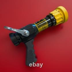 Elkhart Brass Fire Nozzle SM-20FG 1.5 NH Select-O-Matic, 200 GPM, + Pistol