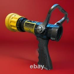 Elkhart Brass Fire Nozzle SM-20FG 1.5 NH Select-O-Matic, 200 GPM, + Pistol