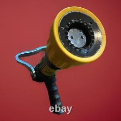Elkhart Brass Fire Nozzle SM-20FG 1.5 NH Select-O-Matic, 200 GPM, + Pistol