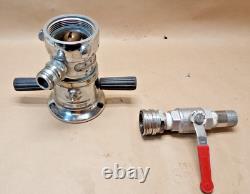 Elkhart Brass HF-350 Hydro-Foam Nozzle Fire Foam 2.5 FNH Master Stream Suppress