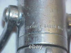 Elkhart Brass Hose Nozzle Fog Straight Stream 2 1/2 19 fireman fire fighter