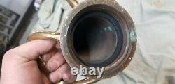 Elkhart Brass MFG Brass Firehose Nozzle -7/ 63 (Underwriters Playpipe) Polished