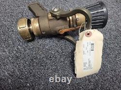 Elkhart Brass MFG Co Heavy Solid Brass 95 GPM Navy Nozzle Adjustable
