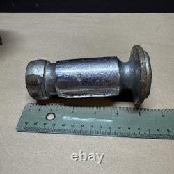 Elkhart Brass Mfg Co Fire Nozzle Vintage Almost 4 Lbs + Bonus Nozzle