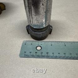 Elkhart Brass Mfg Co Fire Nozzle Vintage Almost 4 Lbs + Bonus Nozzle