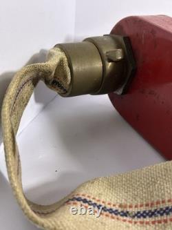 Elkhart Brass Mfg S-41 Fire Rescue Hose Rack W 50' Hose & Nozzle 1966 Vintage