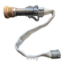 Elkhart Brass Select-O-Matic Fire Nozzle 400 GPM SM-10-F & Key Big 10 Hose