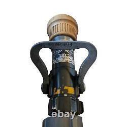 Elkhart Brass Select-O-Matic Fire Nozzle 400 GPM SM-10-F & Key Big 10 Hose