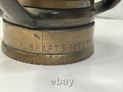 Elkhart Brass Vintage Fire Hose Nozzle 30 Antique