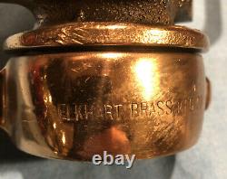 Elkhart Brass Vintage Gated Wye Fire Engine Brass Wye