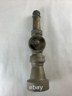 Elkhart Chief Brass Fire Nozzle