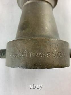 Elkhart Chief Brass Fire Nozzle