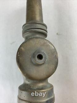 Elkhart Chief Brass Fire Nozzle