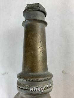 Elkhart Chief Brass Fire Nozzle