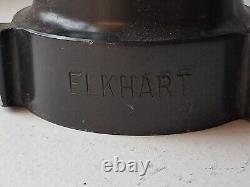 Elkhart ENG 2 Fire Nozzle 4 1/8 Brass Playpipe Ladder Hook Arkon Used