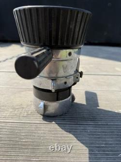 Elkhart Fire Hose Select-o-stream Nozzle 2.5 Inlet Firefighter Rare No Helmet