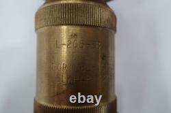 Elkhart L-205-EB Fire Tanker Truck Hose Nozzle Brass 1-1/2in