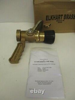 Elkhart, M24408-t1-1, Navy Firehose Nozzle, Grip Cast Brass 1.5 Npsh