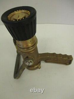 Elkhart, M24408-t1-1, Navy Firehose Nozzle, Grip Cast Brass 1.5 Npsh